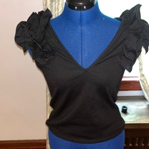 Ruffle shirt. New with tag